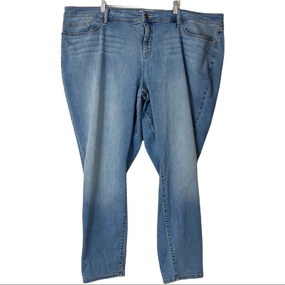 torrid Denim - Torrid Women's Jeans Curvy Skinny 12" High Rise Ankle Light Wash Plus Size 28